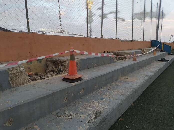 Imagen del campo de fútbol 7 de Valsequillo / TA